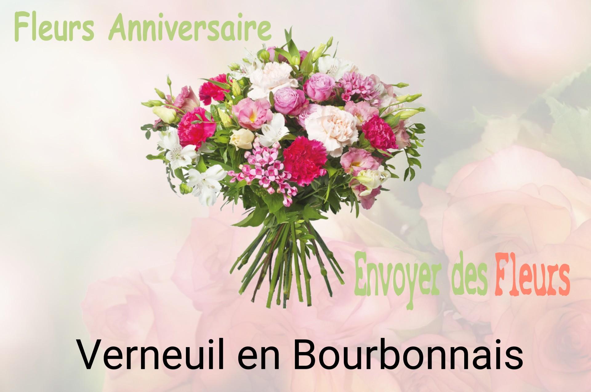 Bouquet de fleurs d’anniversaire livré à Verneuil-en-Bourbonnais