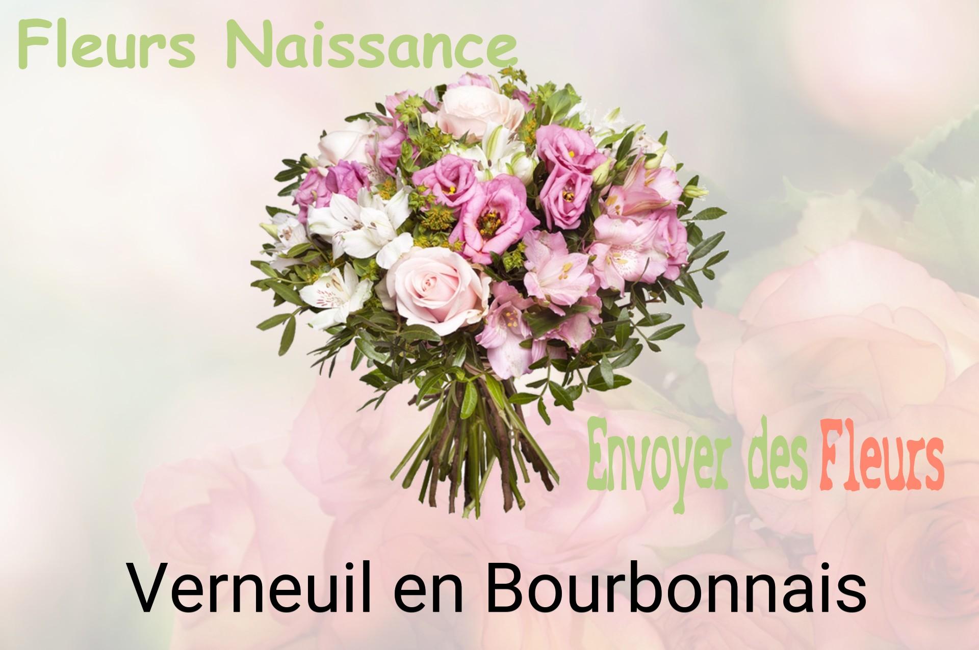 Bouquet de fleurs de naissance livré à Verneuil-en-Bourbonnais